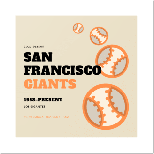 NY / SF Giants for baseball lovers 2022 season Posters and Art